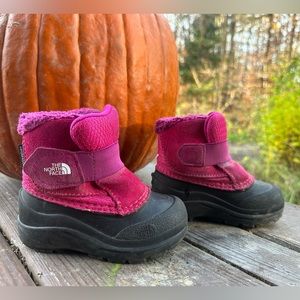 Toddler Northface Alpenglow Winter Snow Boots - Magenta Pink - Size 7